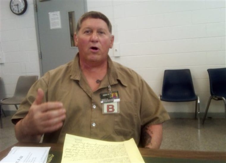 Gerald Dixon, 53, is serving a four-year sentence for transporting prescription painkillers from Florida back to Ohio for illegal sale. He is seen here on April 19 at Lebanon Correctional Institution in Lebanon, Ohio. 